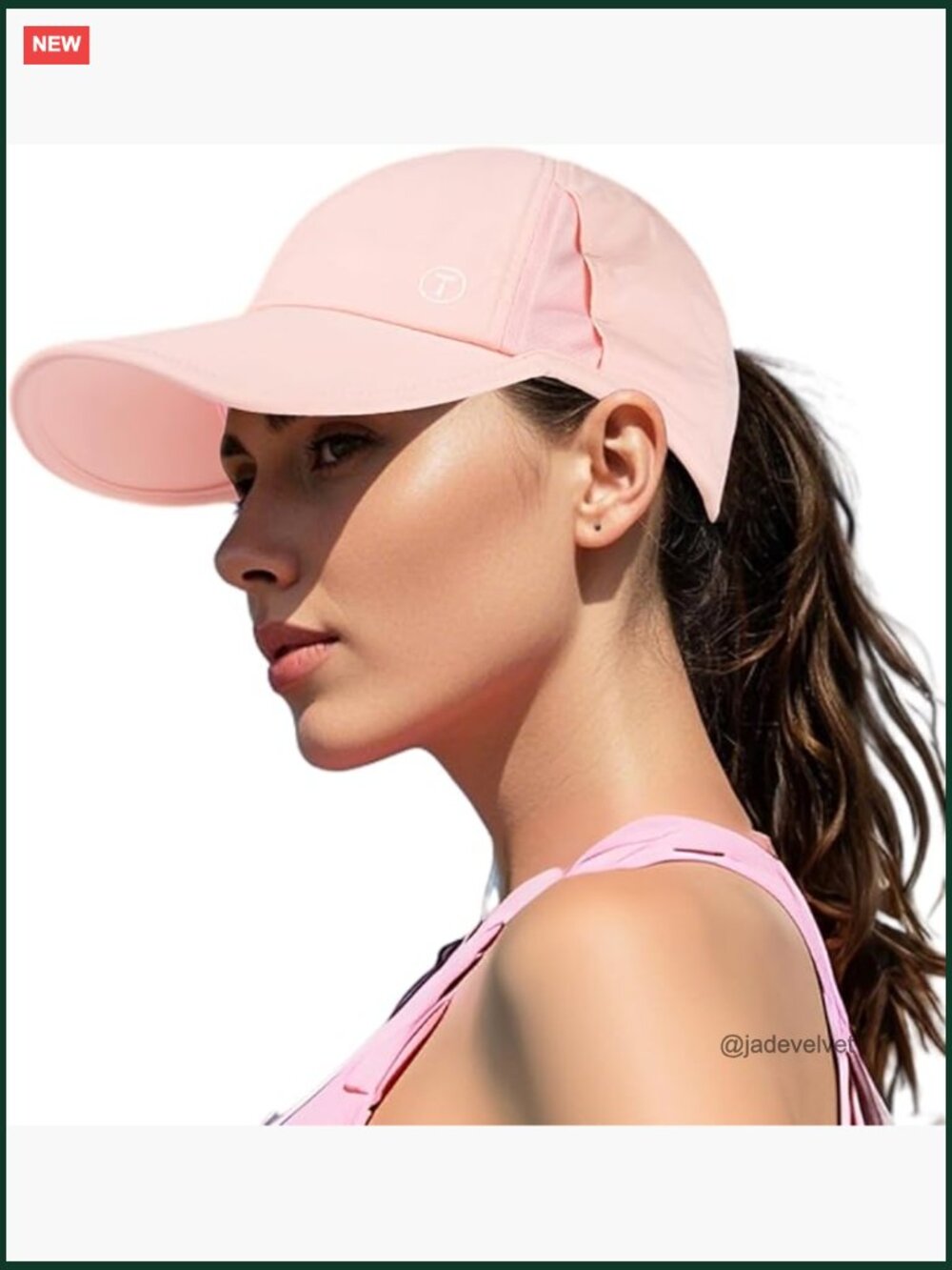 UV50 High Ponytail Baseball Cap - Breathable Cooling Running Golf Hat